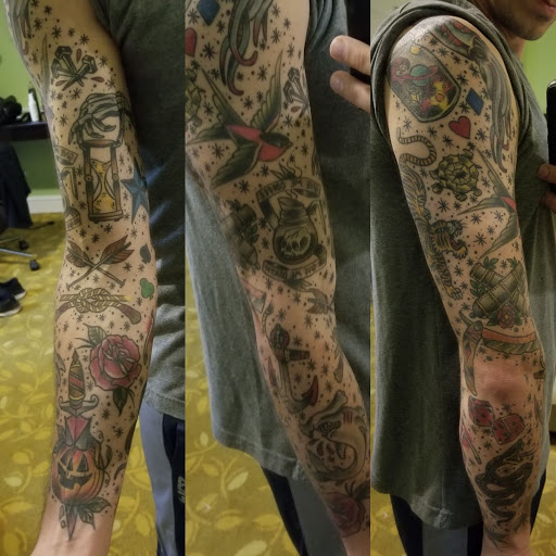 Explore moon tattoo ideas for females, creative tattoo ideas in El Cajon, available at E C Tattoo & Body Piercing