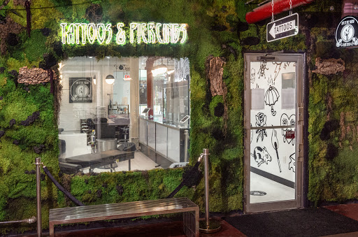 Explore trippy mushroom tattoo ideas, creative tattoo ideas in Brooklyn, available at Live By The Sword Tattoo