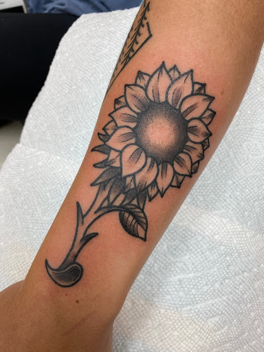 Find tattoo ideas on leg for your next unique tattoo in Stafford at Virtue Tattoo