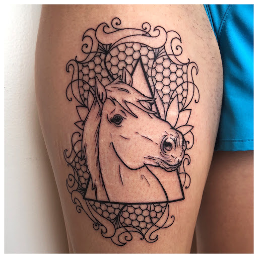 Explore mens outer forearm tattoo ideas, creative tattoo ideas in Atlanta, available at Empyrean Tattoo Studio