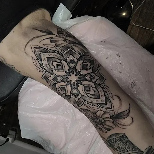 Explore mens outer forearm tattoo ideas, creative tattoo ideas in Valdosta, available at Acid Ink Tattoos