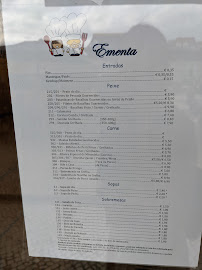 Menu du Casa das Bifanas à Lisbon