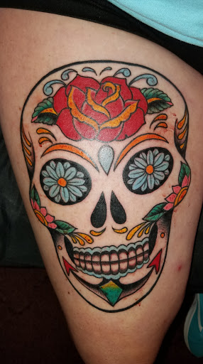 Explore dark tattoos ideas, creative tattoo ideas in Conway, available at Hero Tattoo