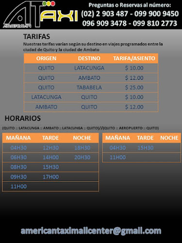 Opiniones de Americantaxi en Quito - Servicio de transporte