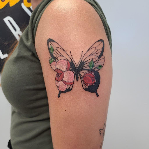 Explore calf leg tattoo ideas, creative tattoo ideas in Dover, available at First Class Studios