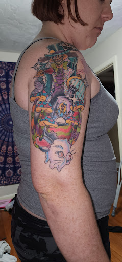 Explore badass neck tattoo ideas, creative tattoo ideas in Ocala, available at Cobra Classic Tattoo