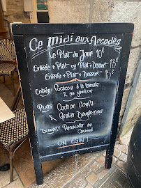 Menu / carte de LES ARCADES à Bayonne