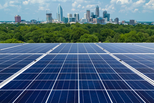 Installation of solar panels Charlotte