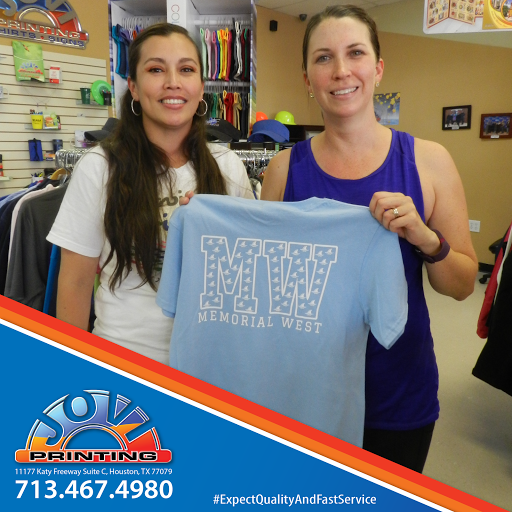 Custom T-shirt Store «Jovi Printing», reviews and photos, 11177 Katy Fwy c, Houston, TX 77079, USA