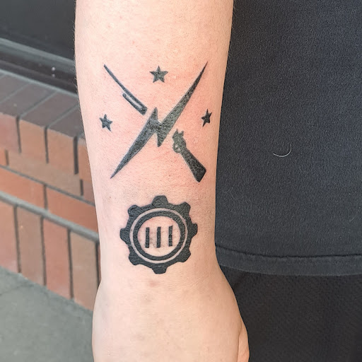 Explore beetlejuice tattoo ideas, creative tattoo ideas in Spokane, available at Moon and Mercury Tattoo