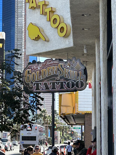 Explore arm tattoo placement ideas, creative tattoo ideas in Las Vegas, available at Cleen Rock Ones Golden Skull Tattoo