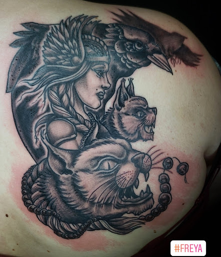 Explore samurai tattoo sleeve ideas, creative tattoo ideas in Lagrangeville, available at Black Cherry Tattoo Studio NY