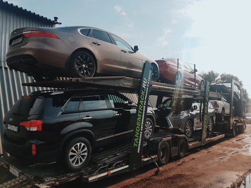 Перевозка автомобиля тандем трек