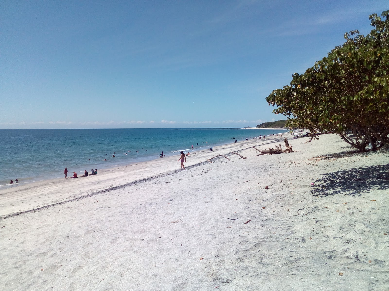 Hermita Beach的照片 带有灰沙表面