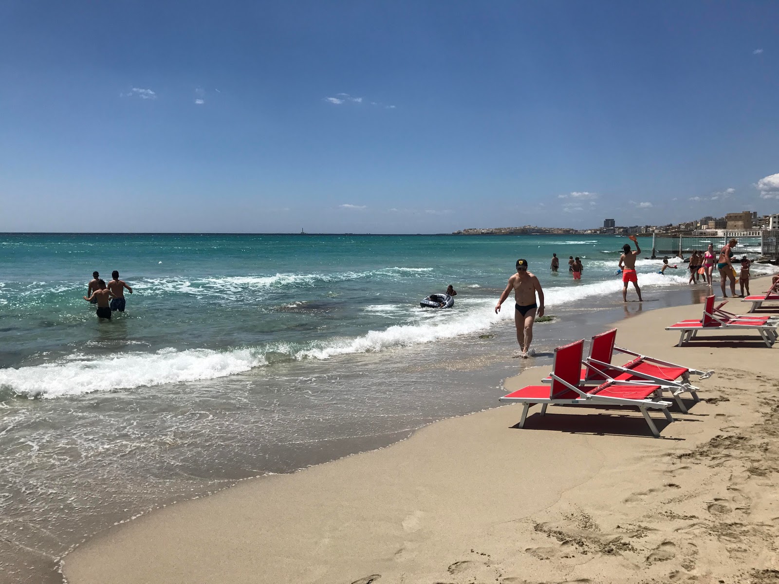 Foto de Spiaggia Gallipoli - lugar popular entre os apreciadores de relaxamento