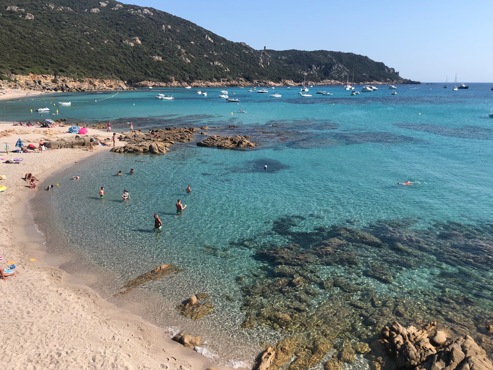 Foto van Cala d'Orzo met ruime baai