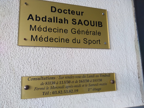 Dr Abdallah Saouib à Thionville | 33 AVIS | TELEPHONE