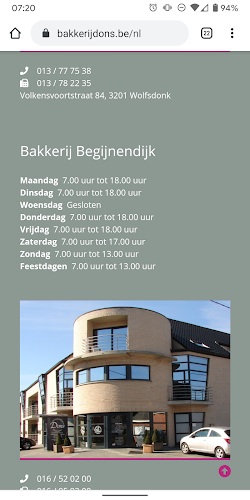 Beoordelingen van Bakkerij Dons Begijnendijk in Aarschot - Bakkerij