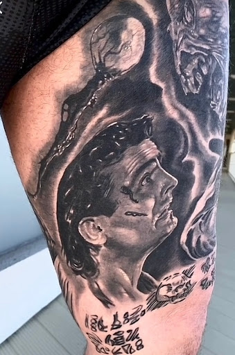 Explore confederate flag tattoo ideas, creative tattoo ideas in High Ridge, available at Diablo Ink Tattoos