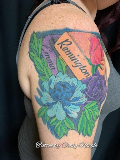 Explore solid black tattoo ideas, creative tattoo ideas in San Tan Valley, available at Frontier Tattoo Company