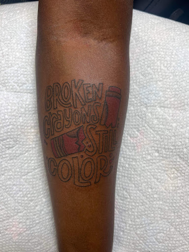 Explore good and evil tattoo ideas, creative tattoo ideas in Roanoke, available at Black Caesar Tattoos & Piercings