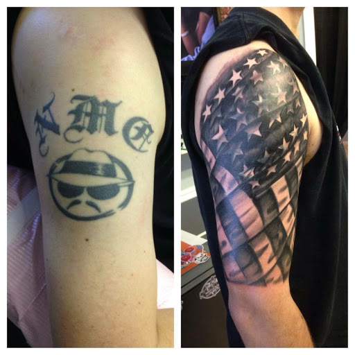 Explore tim burton tattoo ideas, creative tattoo ideas in Liberty, available at Dark Lotus Tattoo & Salon