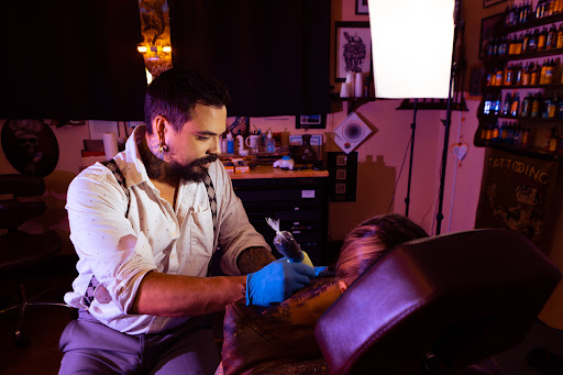 Explore squid tattoo ideas, creative tattoo ideas in Canton, available at The Inkeepers Tattoo Parlor