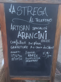 Carte du La Strega Al Telefono à Aix-les-Bains