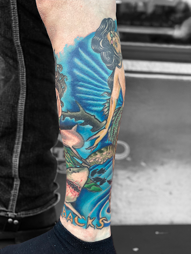 Explore 1981 tattoo ideas, creative tattoo ideas in Youngstown, available at BAREKNUCKLE TATTOO & BARBERSHOP