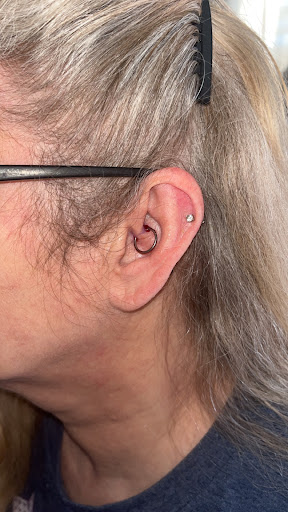 Explore white ink tattoo ideas, creative tattoo ideas in Bethlehem, available at Studio 33 Piercings by Angi