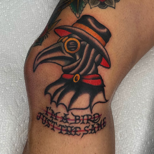 Explore army sleeve tattoo ideas, creative tattoo ideas in Johnson City, available at Gold Cross Tattoo Co.