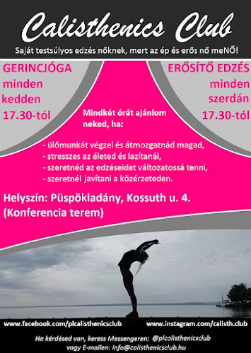 Értékelések erről a helyről: Calisthenics Club - gerincjóga és csoportos edzés, Püspökladány - Szórakozóhely