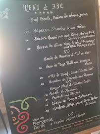 Menu du chez bonnebouche à Saint-Jean-d'Estissac