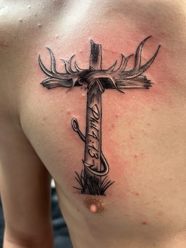 Explore moon phases tattoo ideas, creative tattoo ideas in Foley, available at Black Sheep Custom Tattoos and Piercings