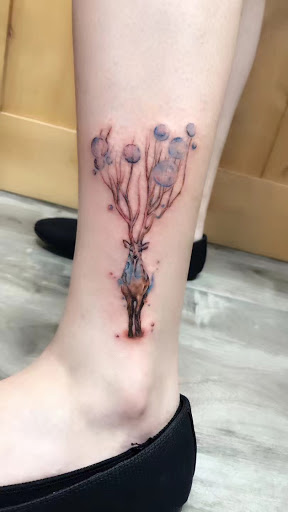 Explore stick and poke tattoo idea, creative tattoo ideas in El Monte, available at Baron Art Tattoo & Piercing Studio El Monte