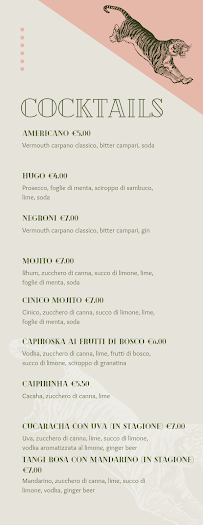 Menu du Il Bacareto Di Franco à Salgareda