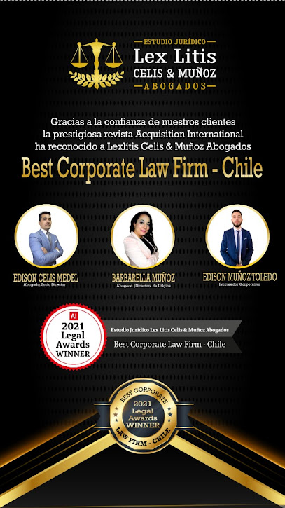 Estudio Jurídico Lex Litis Celis & Muñoz | Asesoría Legal & Litigios | Arbitrajes & Particiones