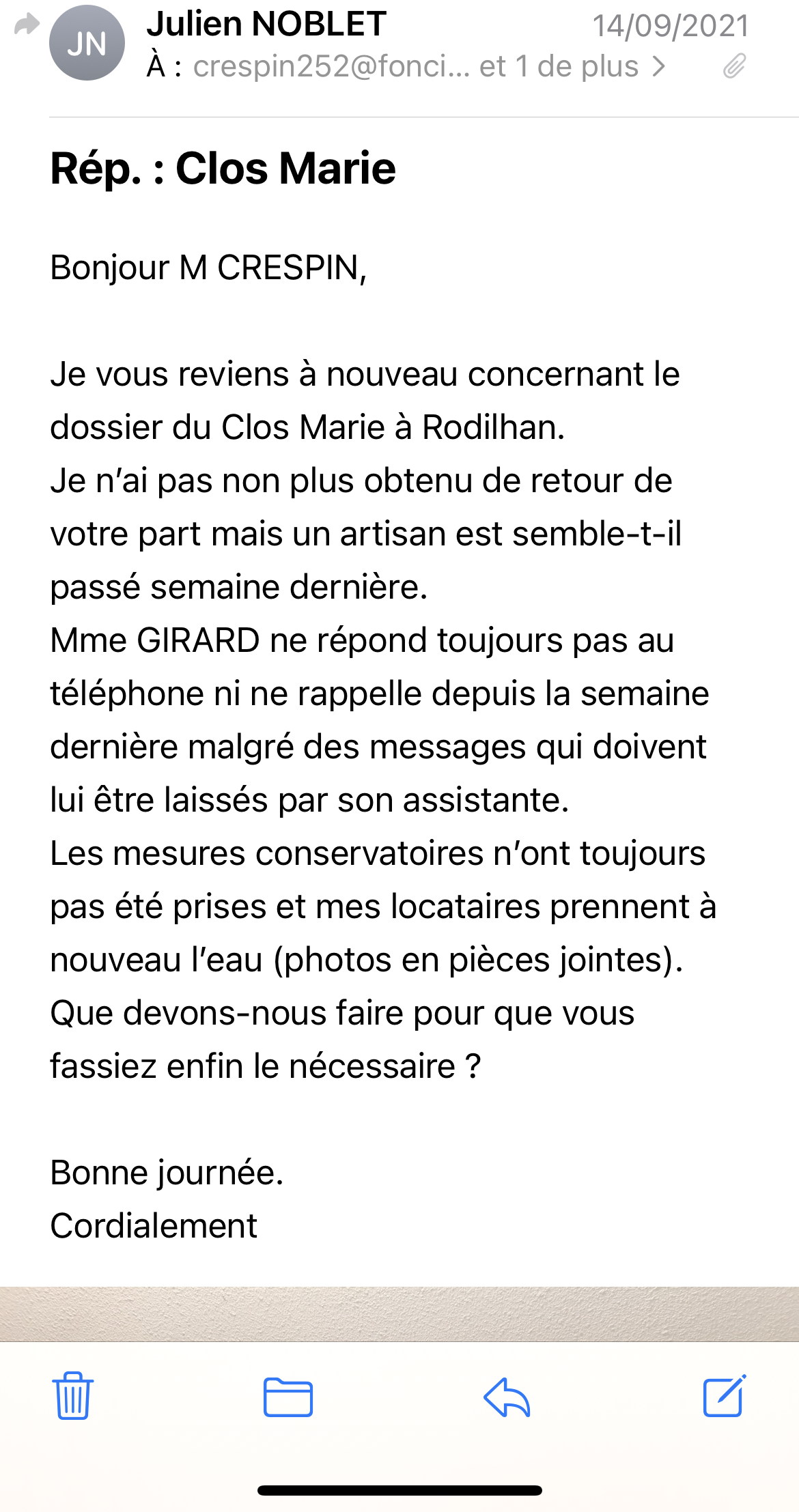 Photo n° 1 de l'avis de Julien.o fait le 22/09/2021 à 22:06