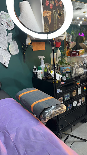 Explore camo tattoo ideas, creative tattoo ideas in Anaheim, available at Slowpoke Tattoo