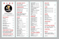 Menu du Bar Pantagruel à Campi Bisenzio