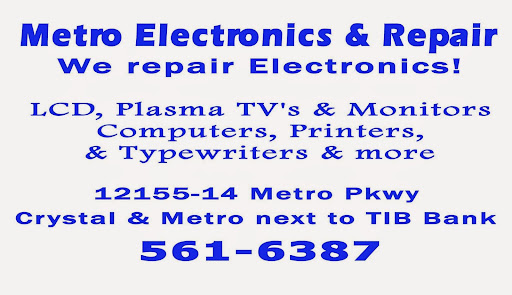Electronics Repair Shop «Metro Electronics Service and Repair», reviews and photos, 12155 Metro Pkwy #14, Fort Myers, FL 33966, USA