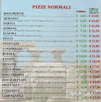 Menu du FUTTITINNI à Marinella di Selinunte