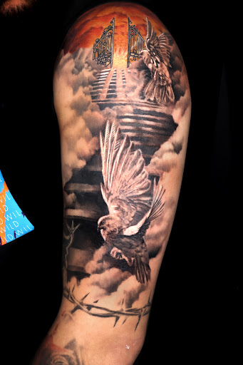 Explore cute nipple tattoo ideas, creative tattoo ideas in Astoria, available at Kings of Queens Tattoo Studio