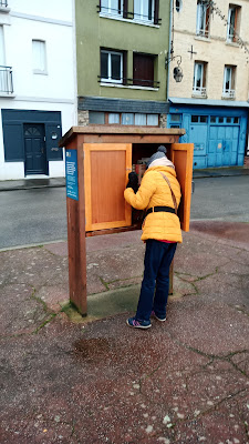 Boîte à livres ''D'LIRE DIEPPE'' à Dieppe