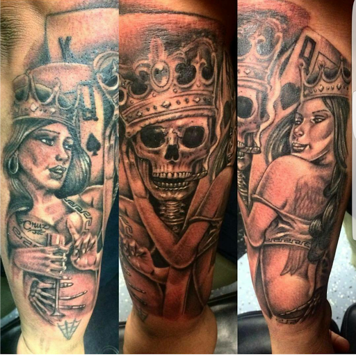 Explore handprint tattoo ideas, creative tattoo ideas in Fort Worth, available at HEAVY METAL TATTOO