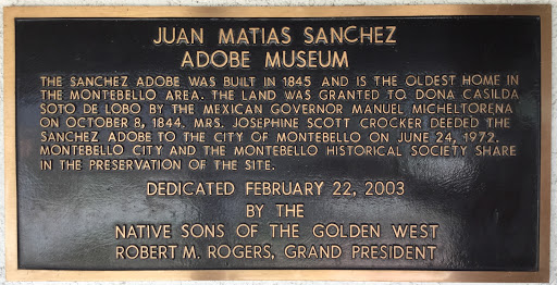 Historical Landmark «Juan Matias Sanchez Adobe», reviews and photos, 946 N Adobe Ave, Montebello, CA 90640, USA