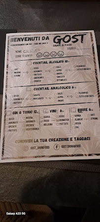 Carte du Gost_Enzu Forlì à Forlì