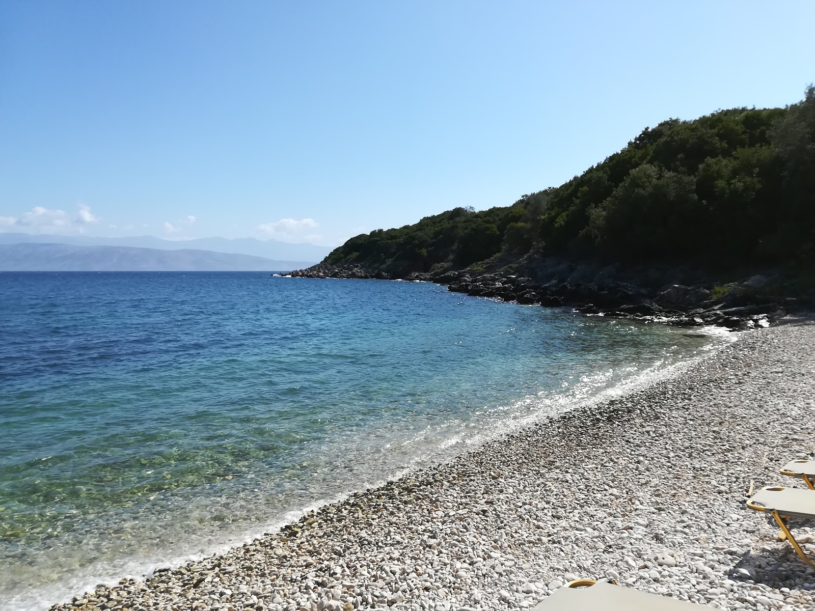 Foto van Syki Bay, Corfu met kleine baai