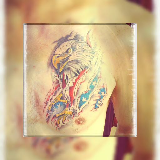 Explore name cover up tattoo ideas for men, creative tattoo ideas in La Crosse, available at La Crosse Tattoo