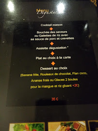 Le SukhothaÏ à Toulouse menu